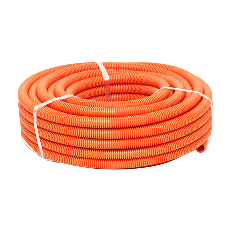 25mmD Flexible PVC Cable Conduit Pipe Electrical Corrugated Conduit 25m  Roll.
