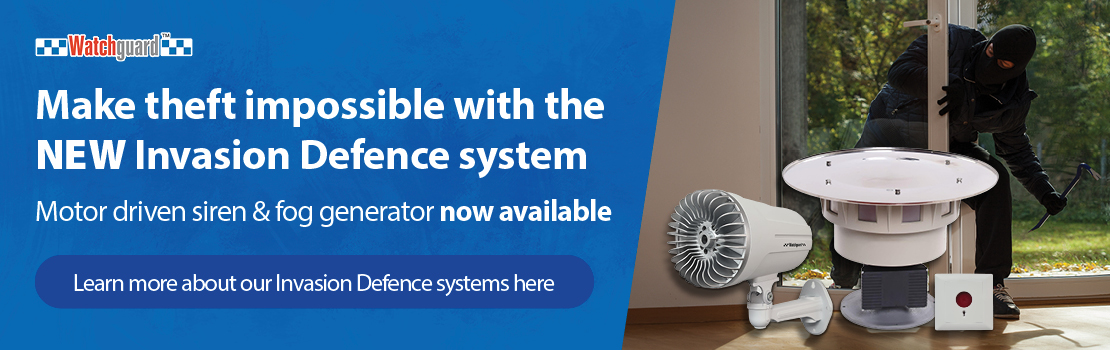 Make theft impossible with the new Watchguard Invasion Defence system