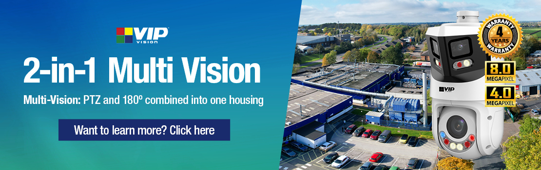 VIP Vision Multi Vision Active Deterrence PTZ CCTV Camera