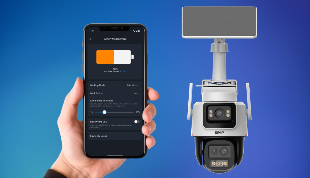 Battery management on mobile app