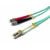 LC-ST OM3 Multimode Fibre Optic Patch Lead - 1m