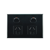 Basix S Series Double Power Point - Black