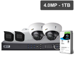 Pro Series 4 Camera 4.0MP IP Surveillance Kit (Motorised, 1TB)