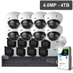 Pro Series 16 Camera 4.0MP IP Surveillance Kit (Motorised, 4TB)