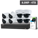 Compact Series 8 Camera 8.0MP IP Surveillance Kit (Fixed, 4TB)