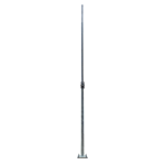 4.5m Hinged Galvanised Pole