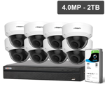 Compact Series 8 Camera 4.0MP IP Surveillance Kit (Motorised, 2TB)