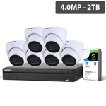 Compact Series 6 Camera 4.0MP IP Surveillance Kit (Fixed, 2TB)
