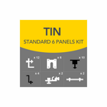 6 Panel Tin Roof Kit