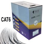 CAT6 Solid Core Cable Unshielded (Grey) - 305m Pullbox