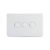 AVOL 3 Gang Light Switch 10A | White | Horizontal